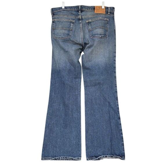 Ralph Lauren Polo Blue Jeans Men’s Size 16x32 Kelly Straight Leg 5 Pocket Unisex - Picture 5 of 8